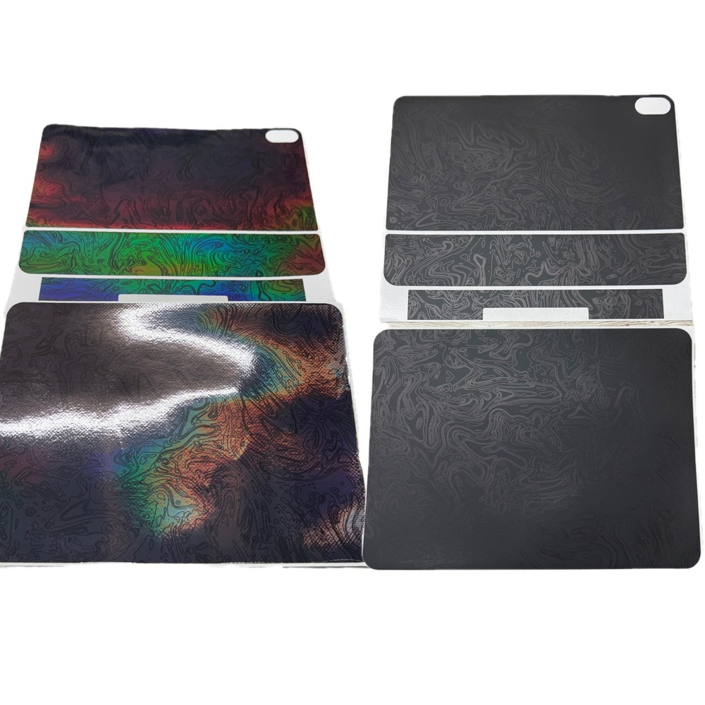 dbrand Damascus iPad 11 Pad Pro + Air Skin Triple Black Topographical Vinyl